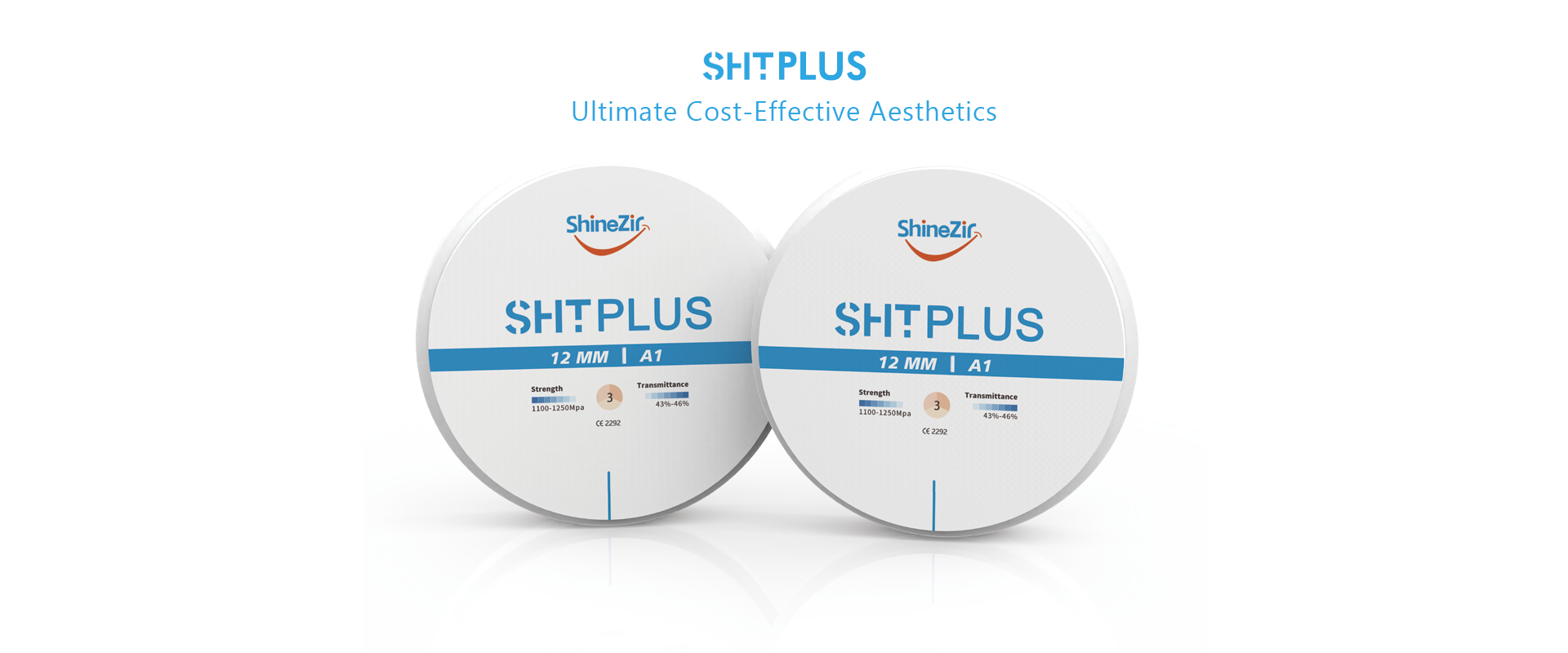 ShineZir SHT-PLUS Dental Zirconia Block for Dental Laboratory 1 sht plus